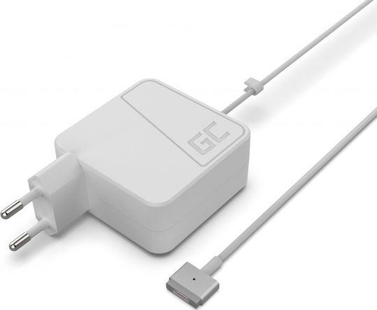 Green Cell Laptop Charger 45W 14.5V 3.1A for Apple with Power Cord