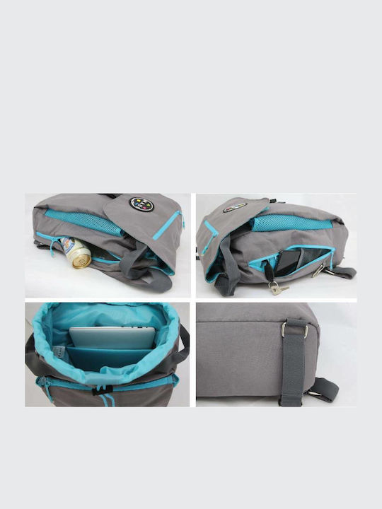 Maui & Sons Fabric Beach Bag Gray Maui & Sons Fabric Beach Bag Gray