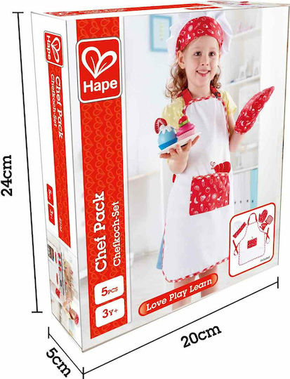 Hape Set Bucătar Pentru 3+ Ani 5 Bucăți