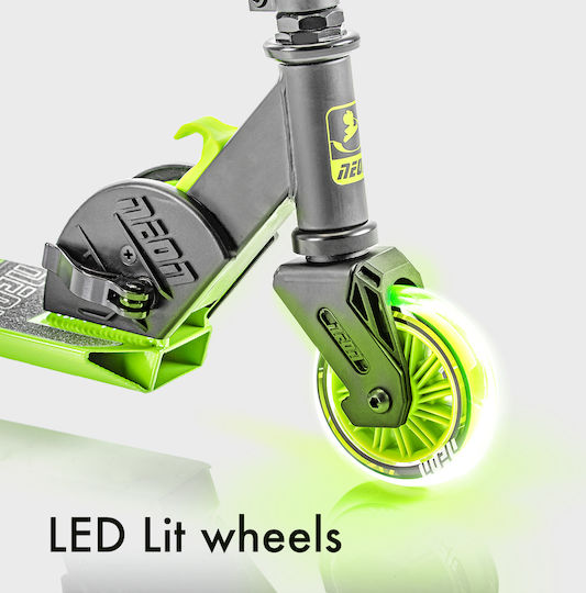 Y Volution Pediatrică Scuter Pliabil Neon Vector 2020 Cu 2 Roti Verde