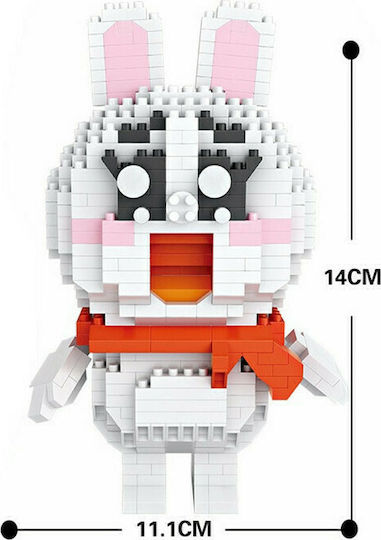 Loz Building Block White Rabbit for 14+ years 700pcs