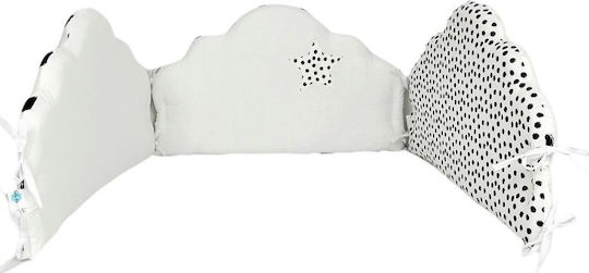 Baby Star Σετ Κούνιας Cloud Μαύρο 3τμχ