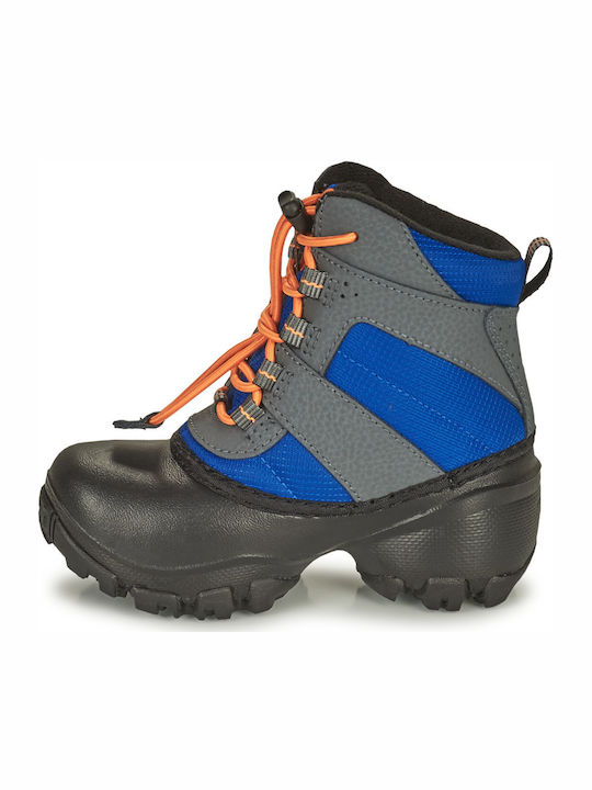 Rope Tow Boot Kinder-Schneestiefel mit Schnürsenkeln Gray