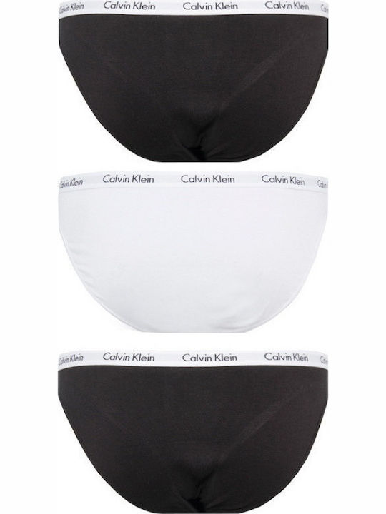 Βαμβακερά Women's Slip 3Pack Black/white