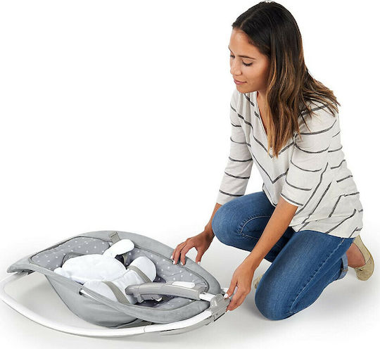 Ingenuity Ηλεκτρικό Relax Μωρού Cuddle Lamb με Μουσική και Δόνηση Γκρι για Παιδί έως 18kg