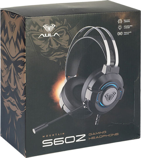 Aula S602 Over Ear Gaming Headset with Connection 3.5mm / USB