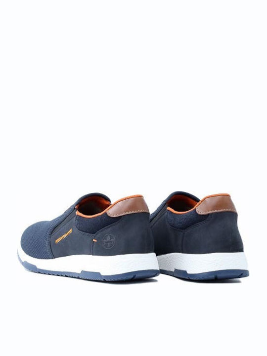 Men's Anatomic Leather Casual Shoes Blue