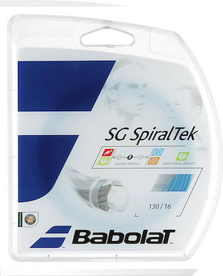 Babolat Sg Spiraltek 12m Tennis Racket String Blue 12m, Φ1.30mm