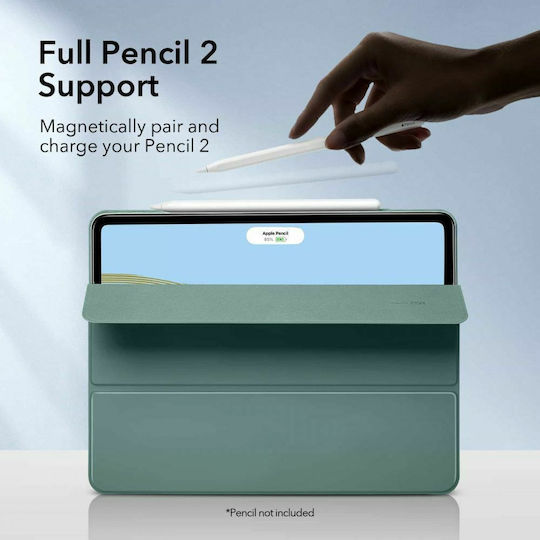 ESR Rebound Magnetic Флип капак Горско зелено (iPad Pro 11 (2022, 2021, 2020, 2018))