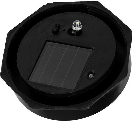 GloboStar Spiked Solar Light Traffic light 1W 100lm Cold White 6000K with Photocell IP65