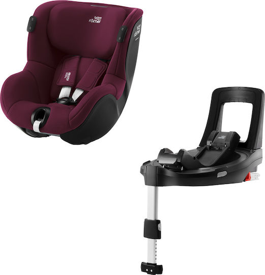 Britax Romer Dualfix Столче За Кола i-Размер С ISOfix Бордо Ред
