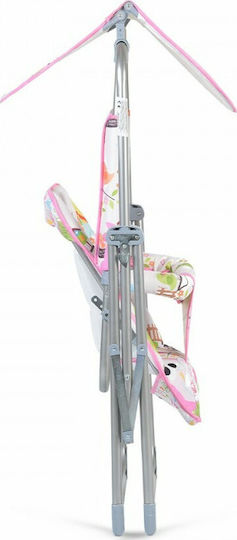 Cangaroo Metal Foldable with Protector Swing Set with Stand Funny 65x65cm for 6+ months White