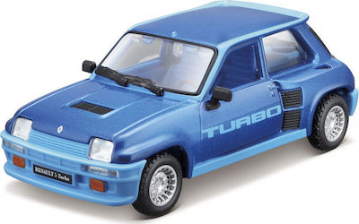 Bburago Classic Renault 5 Turbo Car 1:32 Renault 5 Turbo Blue for 5++ Years 18-43215