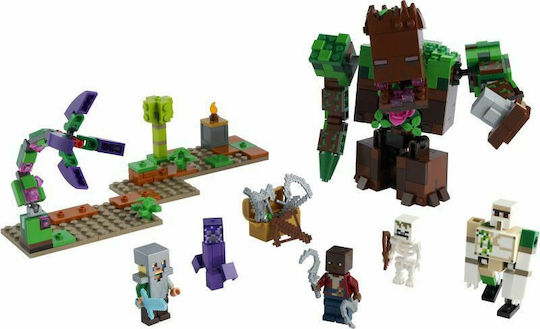 LEGO Minecraft The Jungle Abomination pentru 8+ Ani 489 Bucăți