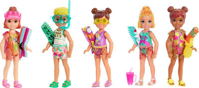 Barbie Chelsea Summer Series Doll Color Reveal for 3++ Years (Various Designs/Assortments of Designs) 1pc