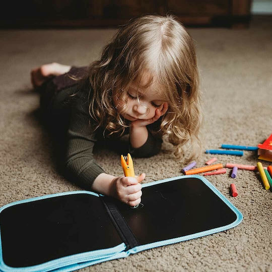 Jaq Jaq Bird Painting Chalkboard Book With Chalks for Children 3+ years Years