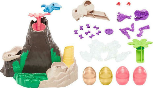 Hasbro Слуз Play-Doh Dino Lava Bones Island за Деца 4+ години+ Години