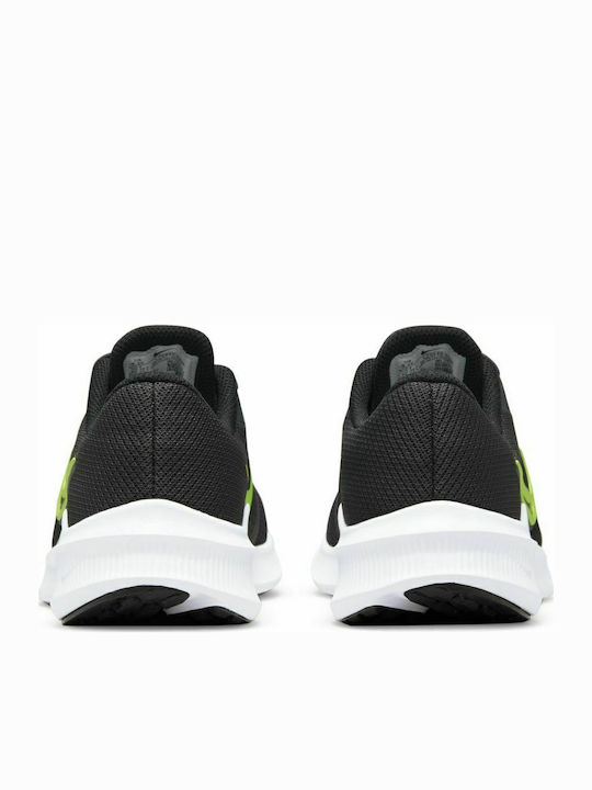Downshifter Downshifter 11 Kids Sports Shoes Running with Laces Dark Smoke Grey / Volt / Black / White