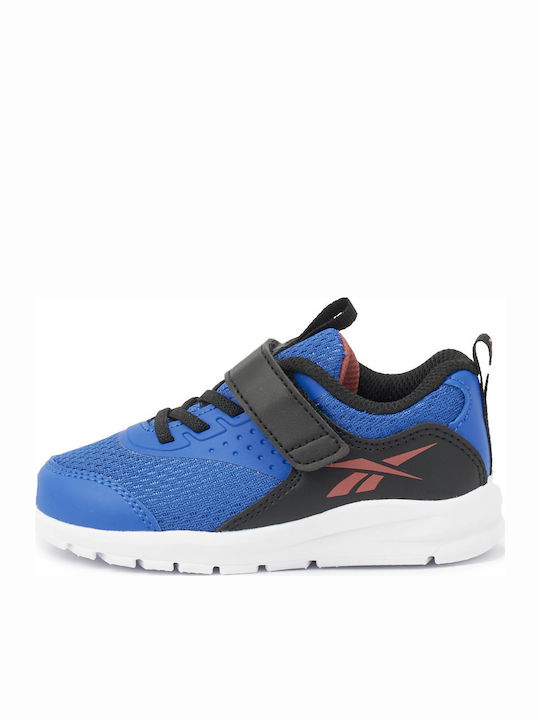 Rush Runner Rush Runner 4.0 TD Kids Sports Shoes Running with Hoop & Loop Closure Vector Blue / Core Black / Vector Red