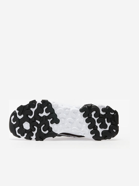 React Vision Gs Kids Sports Shoes Running with Laces Black