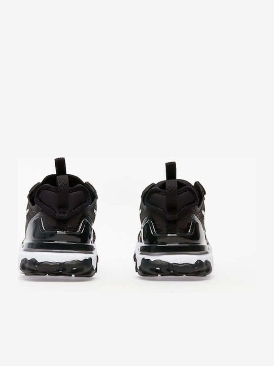 React Vision Gs Kids Sports Shoes Running with Laces Black