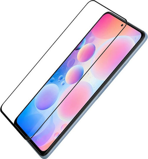 Full Face Tempered Glass Μαύρο (Poco F3)