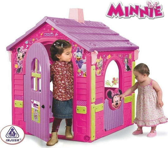 Injusa Kids Playhouse Country House Minnie Fuchsia 97.5x109x121.5cm