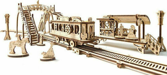 Ugears Παιχνίδι Κατασκευών Ξύλινo Tram Line