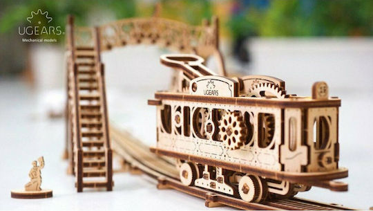 Ugears Παιχνίδι Κατασκευών Ξύλινo Tram Line