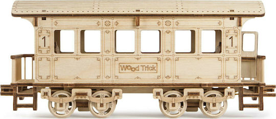 Wood Trick Παιχνίδι Κατασκευών Ξύλινo Locomotive για Παιδιά 14+ Ετών
