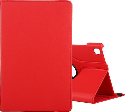 Rotating Klappdeckel Synthetisches Leder Drehbar Rot (Galaxy Tab A7)
