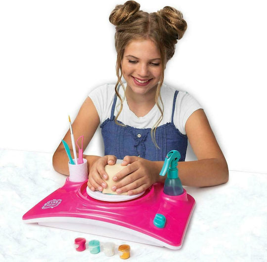 Spin Master Pottery Cool Studio Παιδικός Πηλός Σετ Φούξια
