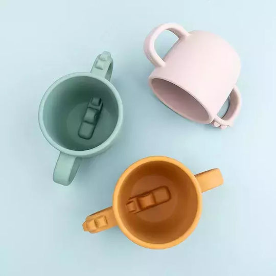 Done by Deer Baby Cup Croco made of Silicone Green 170ml for 24m+m+