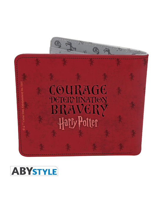 Abysse Harry Potter Gryffindor Kids' Wallet for Boy Burgundy ABYBAG398