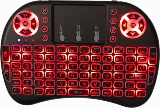I8-L Pro Wireless Keyboard with Touchpad English US
