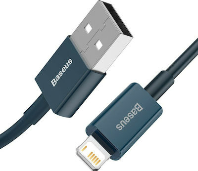 Baseus Superior USB-A la Cablu Lightning Albastru 1m (CALYS-A03)
