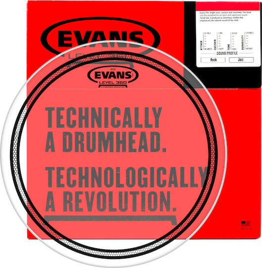 Evans EC2S Piele de toba pentru Tobe 16"