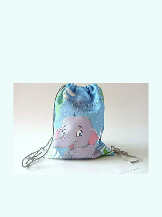 Paperpack Net Elephant Kids Bag Pouch Bag Blue 25cmx30cmcm