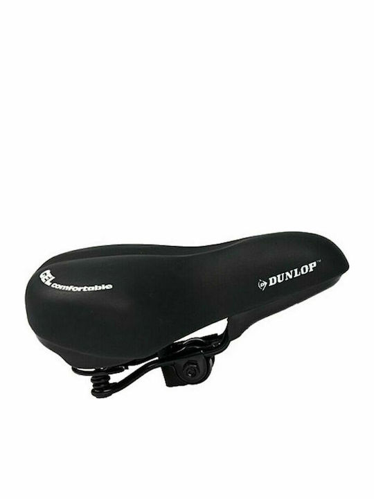 Dunlop Gel Black Bicycle Saddle City