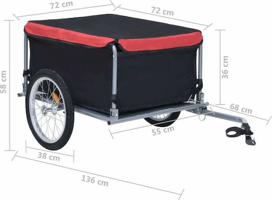 vidaXL Bicycle Trailer