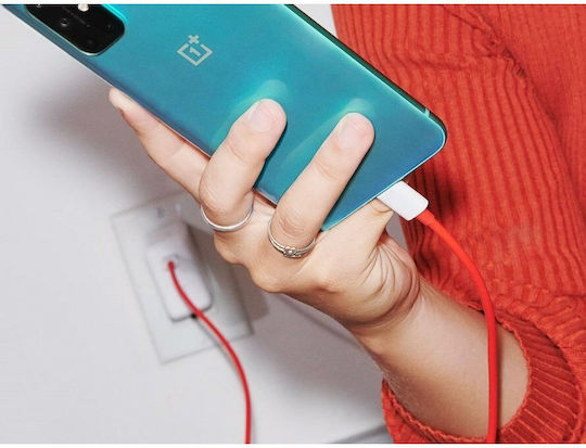 OnePlus Flat USB 2.0 Cable USB-C Male - USB-C 65W Red 1.5m 5481100048