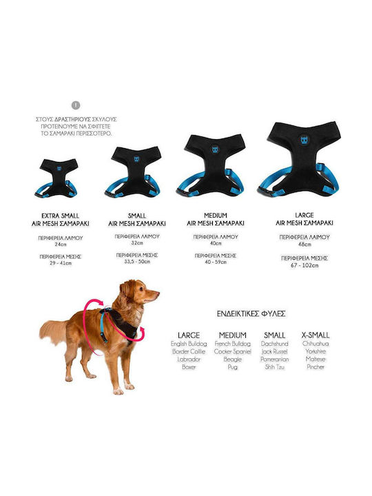 Zee-Dog Hundegeschirr Weste Air Mesh Hundegeschirr Groß Schwarz Schwarz Groß 702690