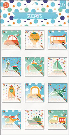 Group Operation 3D Shape Sequins Stickers (Multi) (Μiscellaneous Designs)