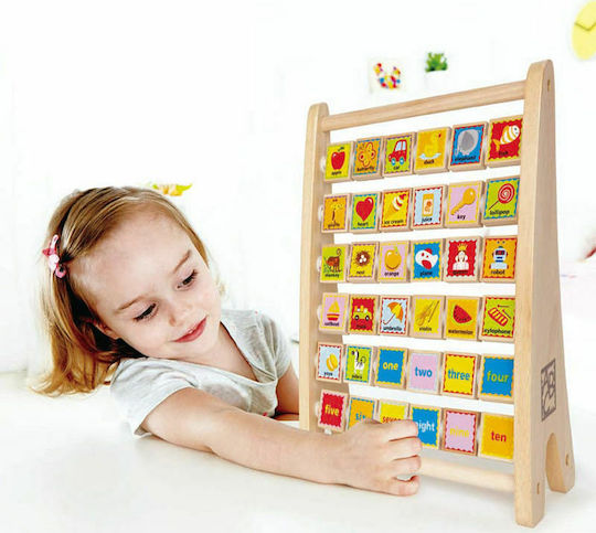 Hape Alphabet Abacus Abac pentru 3+ ani Ani