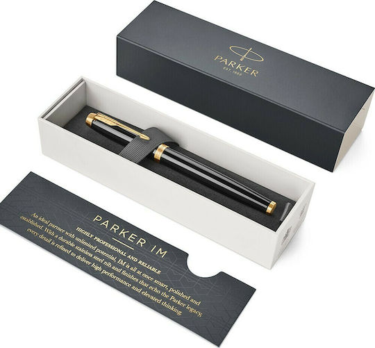 Parker I.M. Core Writing Pen Medium Black with Red Ink