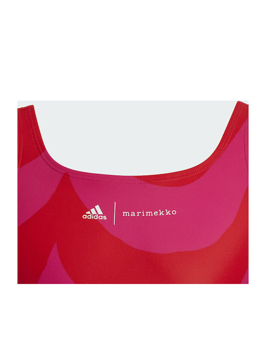 adidas Mm La Suit Παιδικό Μαγιό Ολόσωμο Φούξια