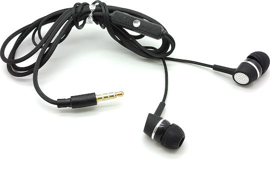 EV-188 In-ear Handsfree with 3.5mm Connector Black