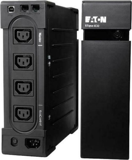 Eaton Ellipse ECO 800 USB UPS Line-Interactive 800VA 500W with 4 IEC Power Plugs