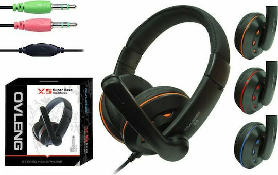 Ovleng X-5 Over Ear Gaming Headset with Connection 3.5mm