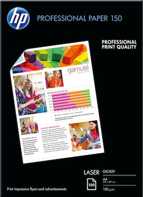 HP Professional Druckpapier A4 150gr/m² 1x150 Blätter Weiß CG965A